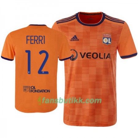 Fotballdrakt Olympique Lyonnais Jordan Ferri 12 Tredjetrøye 2018-2019 Kortermet